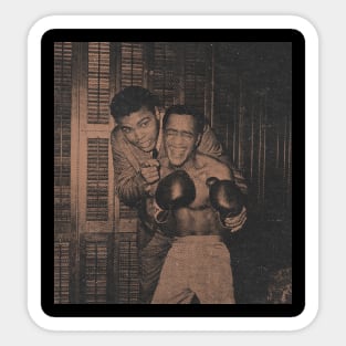 muhammad ali-halftone Sticker